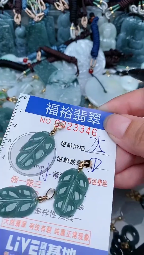 【闪购商品】翡翠颈饰未镶嵌...0023346多样性发其一