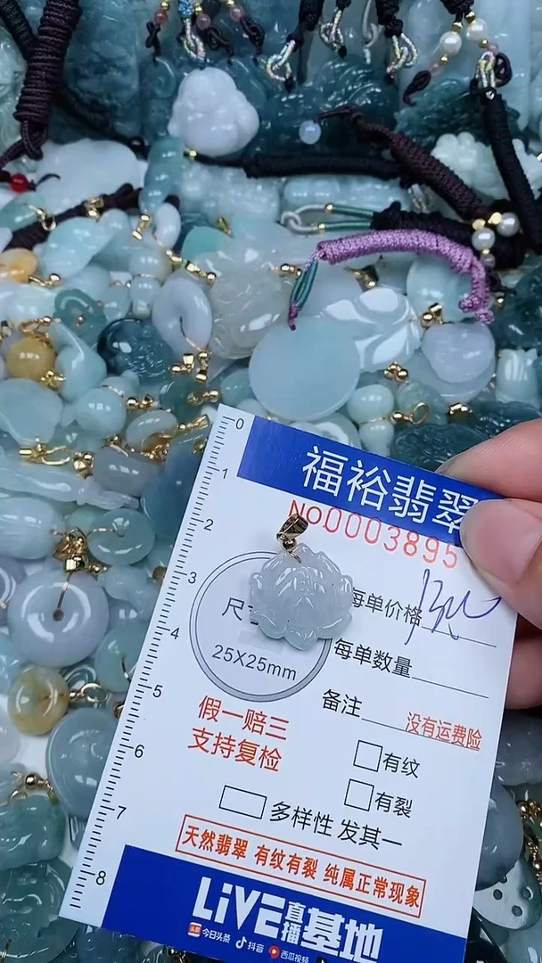 【闪购商品】翡翠颈饰未镶嵌...0003895