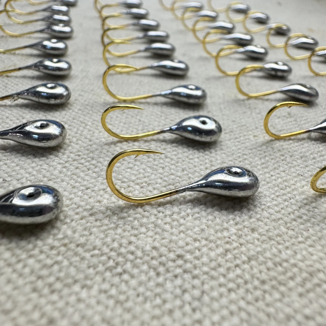 千又歪嘴逗钓钩空钩逗钓专用鱼钩老鱼滑鱼回锅鱼克星谷麦杆传统杆