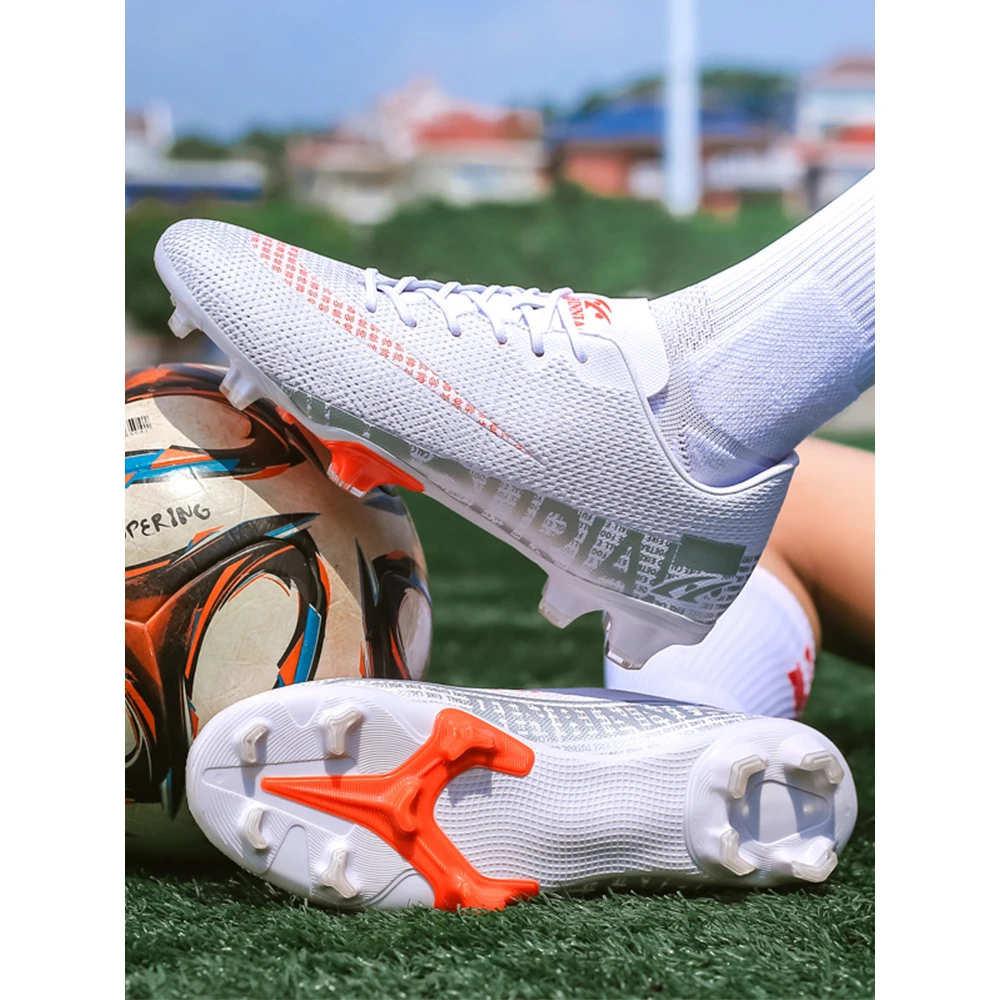 小李子刺客C罗新CR7足球鞋男女生AG长短碎TF钉青年人草足球训练鞋