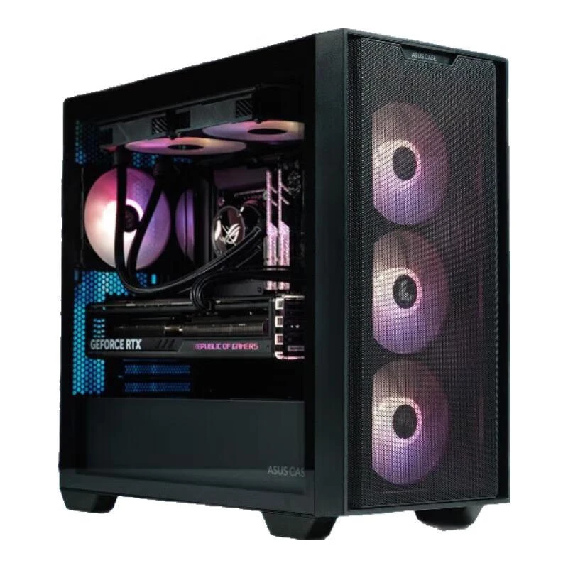 华硕全家桶丨13600KF/13700KF+4060Ti/4070Super 攀升电竞主机diy
