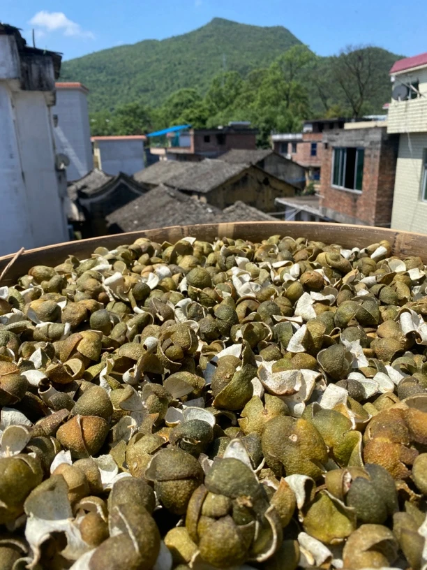 野生山桔皮1斤（自嗮无香精无硫）