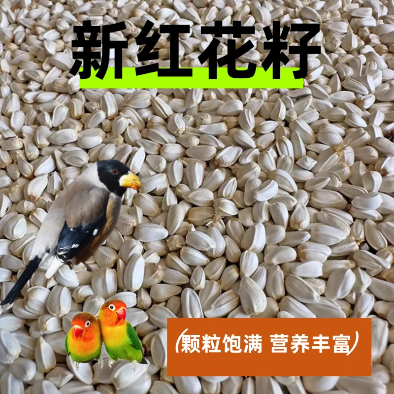 红花籽新红花子白瓜子鸟食鸟粮鸽粮