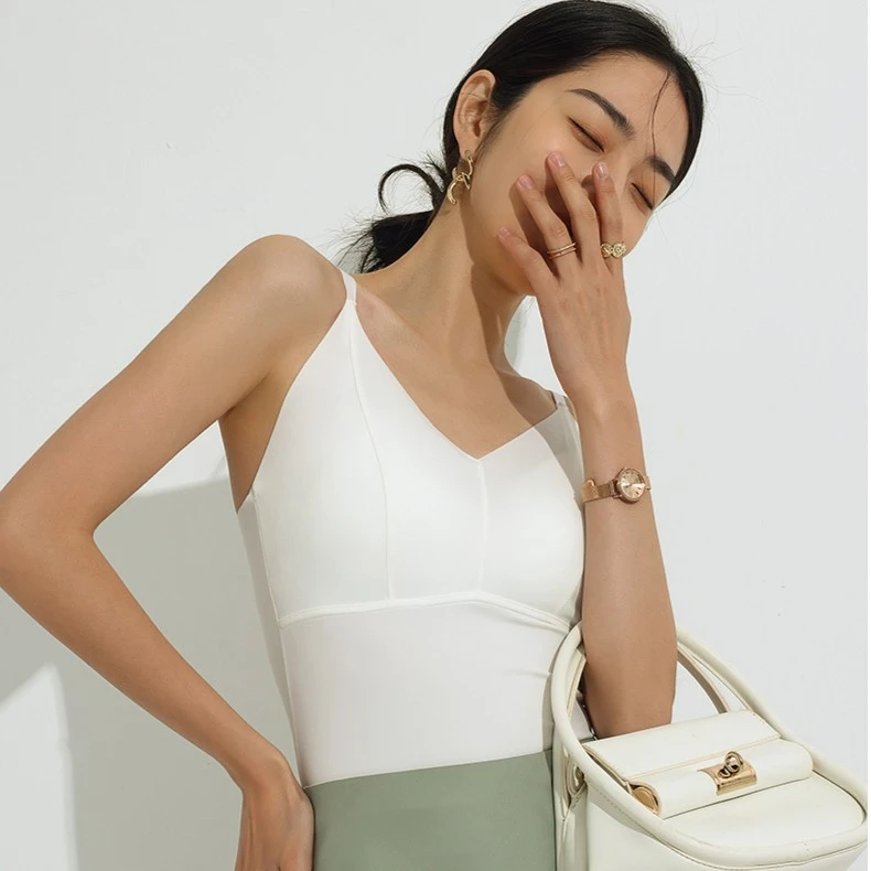【两件更划算】冰丝吊带背心美背夏季外穿网红健身时尚百搭性感聚拢