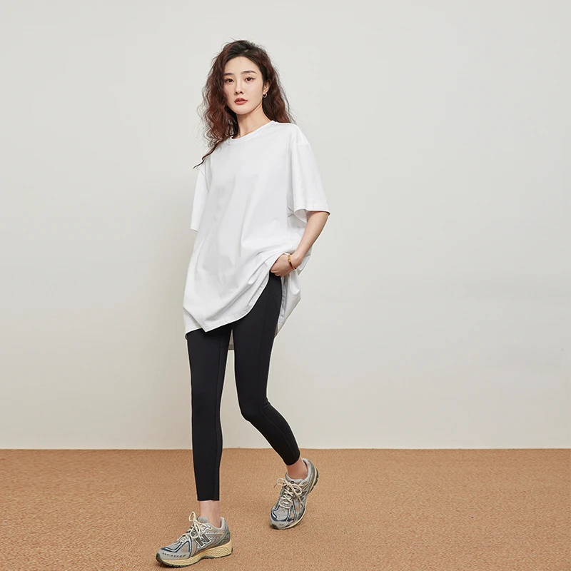 【纽约邂逅】鲨鱼裤高腰提臀打底裤紧身无尴尬先瑜伽裤芭比裤