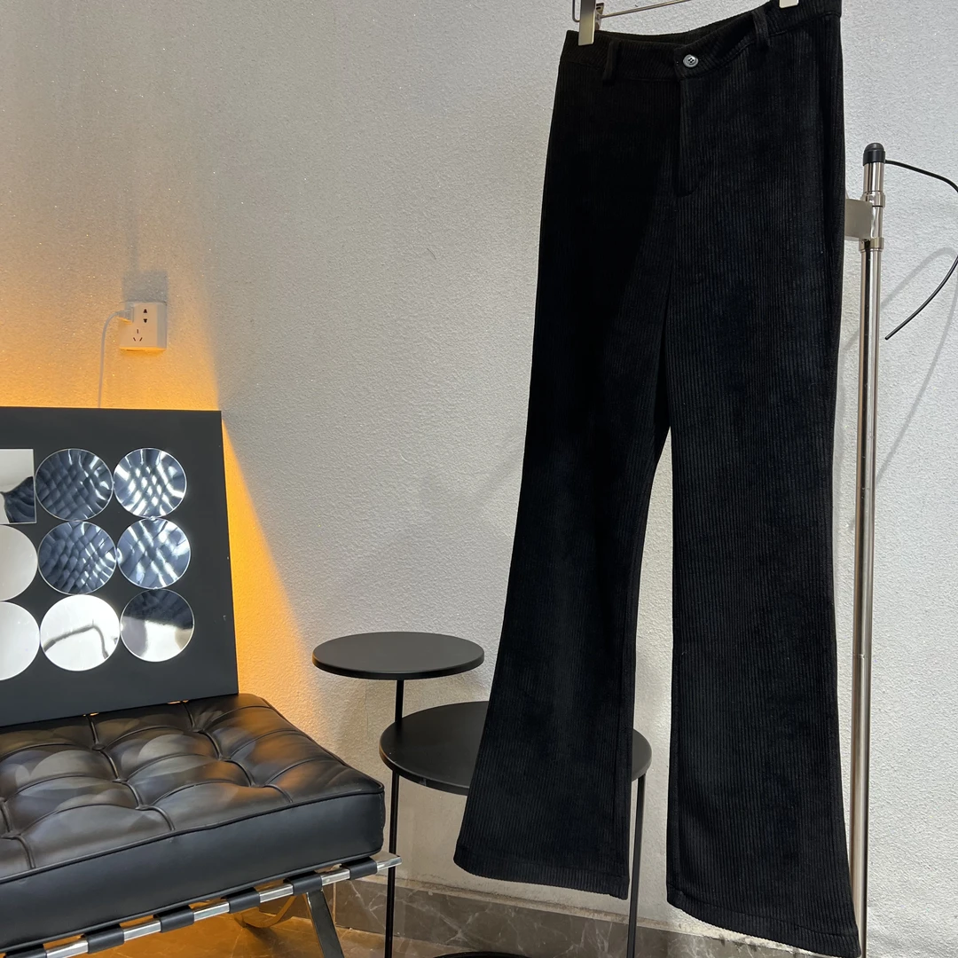 【SYPRETTY】晶晶超显瘦百搭高腰休闲加长雪尼尔微喇阔腿裤23112366