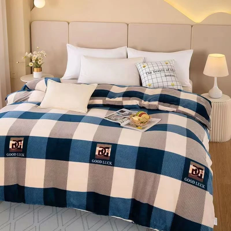 高级加绒牛奶绒被套爆款被套单人被子宿舍单件被罩冬季家用绒被套