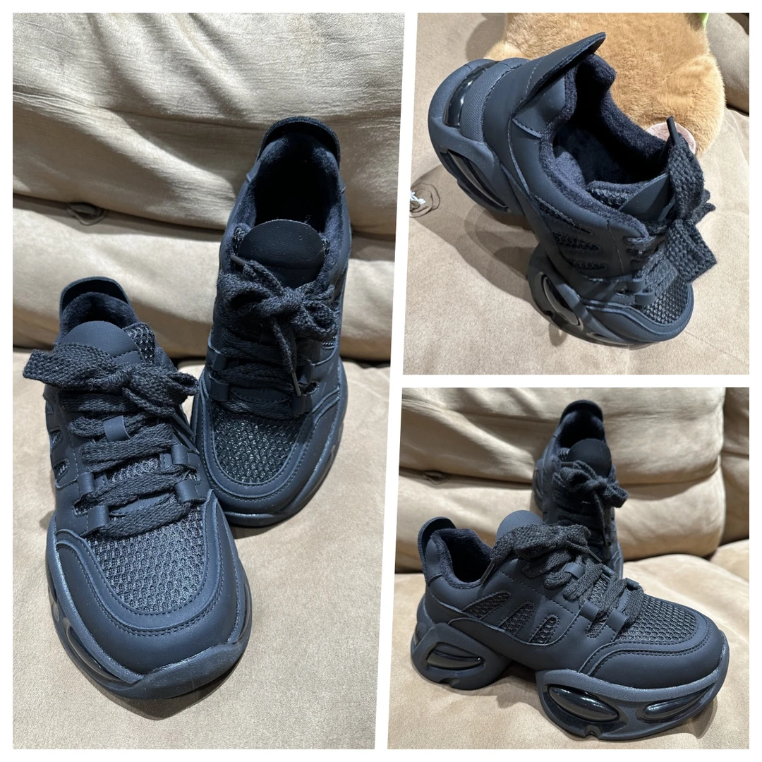 【春晓定制】加绒舞蹈老爹鞋