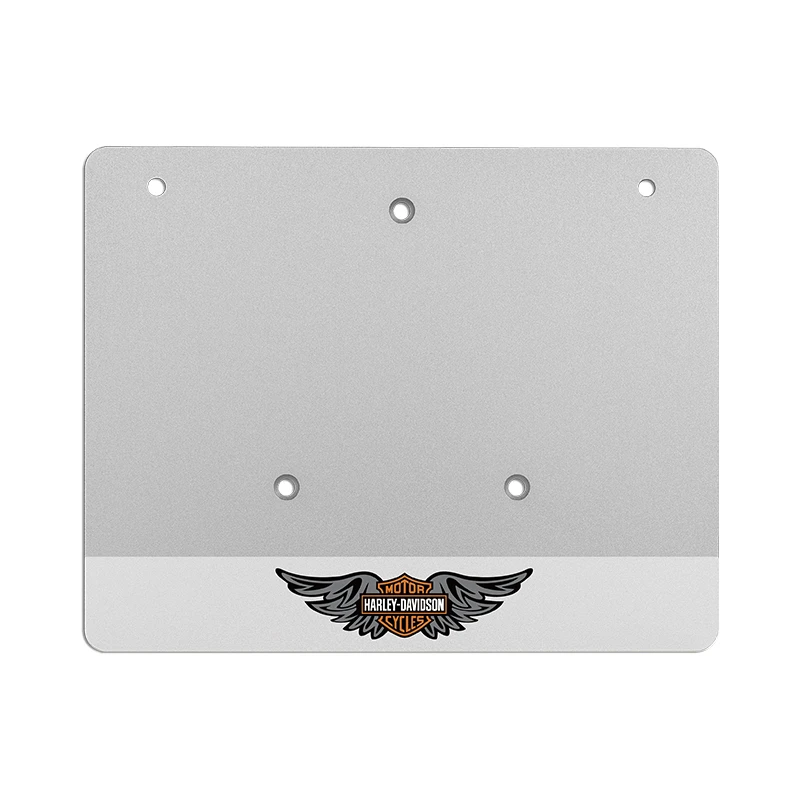 哈雷摩托车牌照框车牌架踏板车通用铝合金机车后牌照架牌照边框