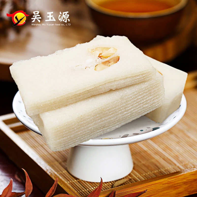 吴玉源温州传统手工糕点生仁片千层糕中式代餐零食花生糯米糕180g