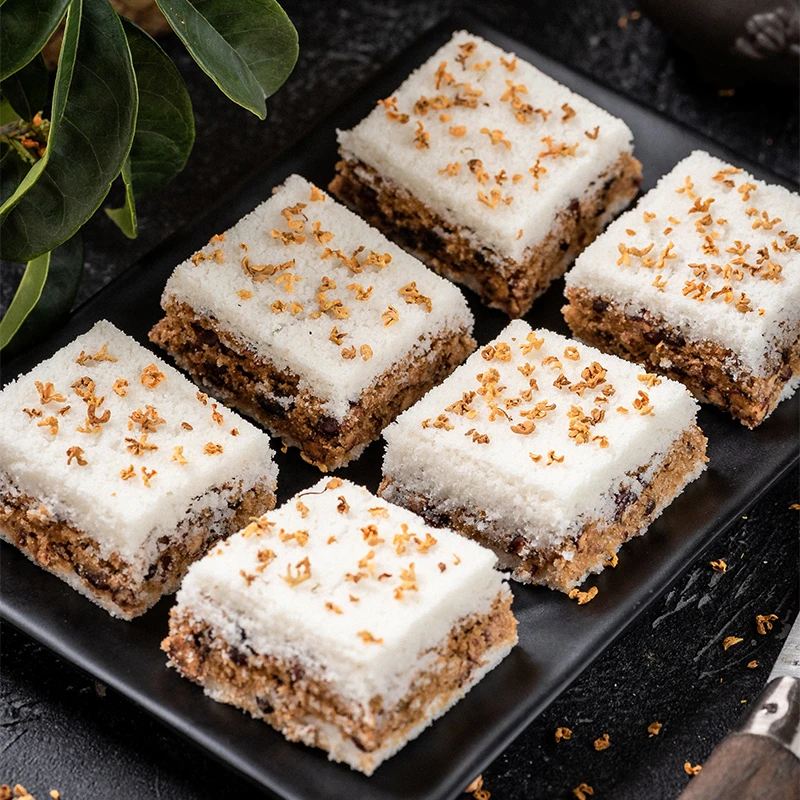 吴玉源温州特产手工桂花糯米糕休闲零食传统糕点夹心米糕食品250g