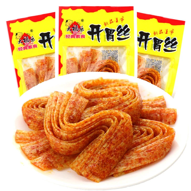 大福乐开胃丝辣条辣片香辣卷8090后经典怀旧零食辣条追剧解馋小吃