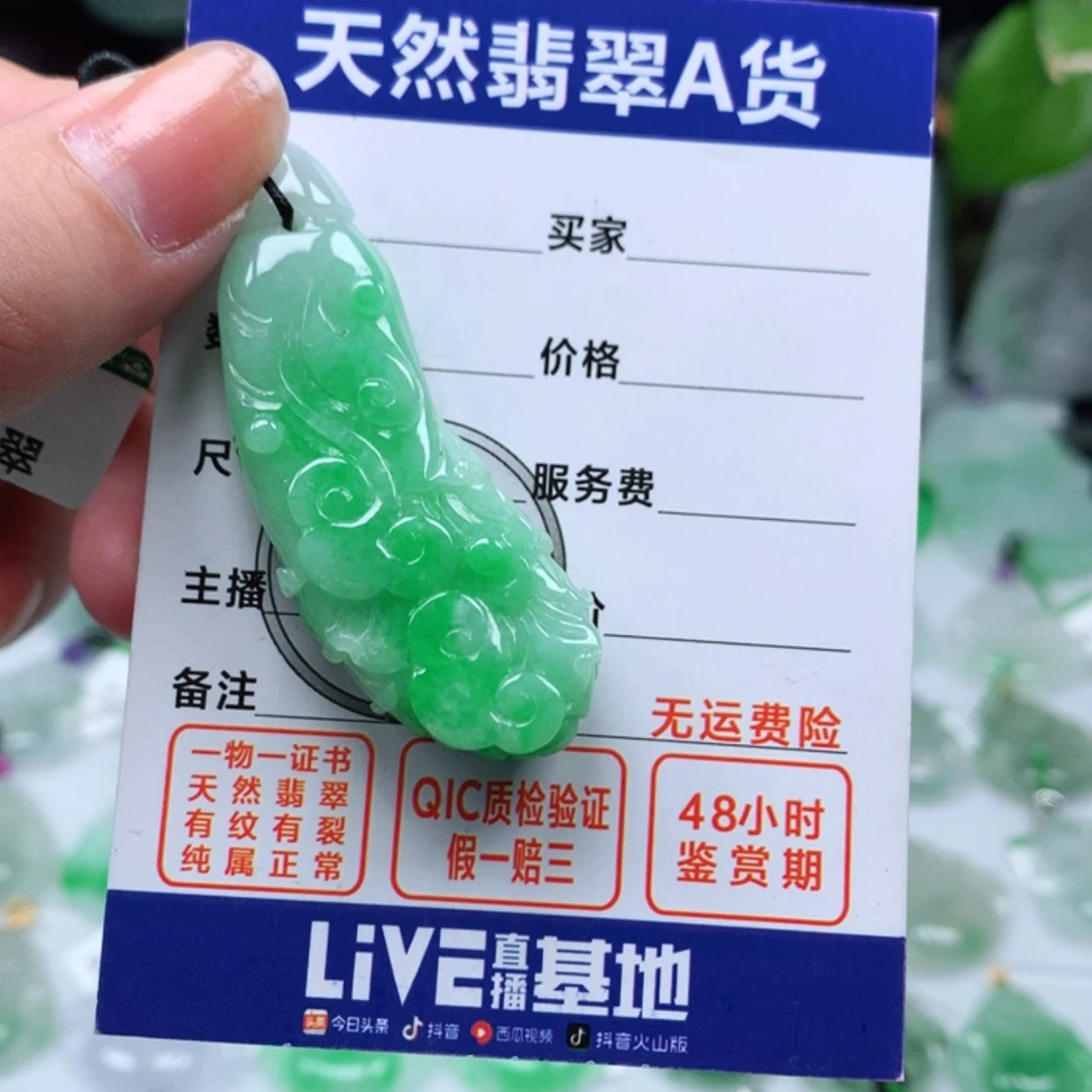 【闪购商品】翡翠挂件未镶嵌