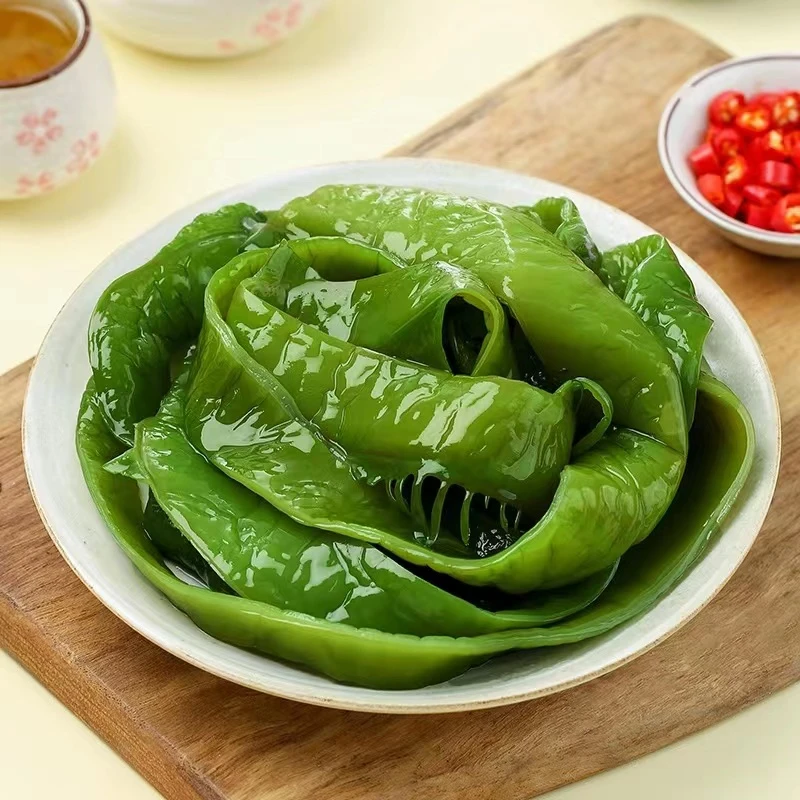 2025年头茬嫩芽盐渍裙带梗（整条，不掺盐粒）产品