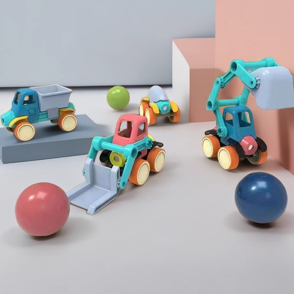 新款工程车拼装益智百变磁力棒积木组合拼接儿童玩具男孩女孩宝宝