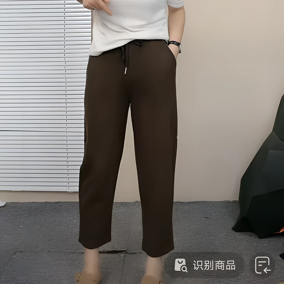 新款奶奶裤哈伦裤显瘦时尚休闲百搭春秋九分裤女裤