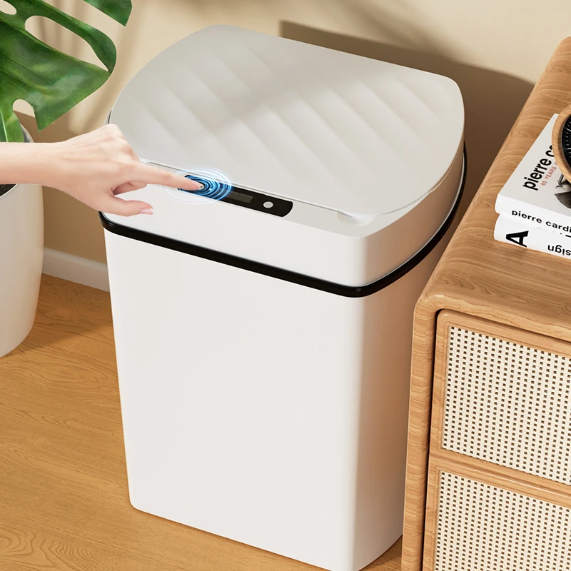 智能感应式垃圾桶全自动电动家用客厅卫生间2023新款带盖厕所轻奢