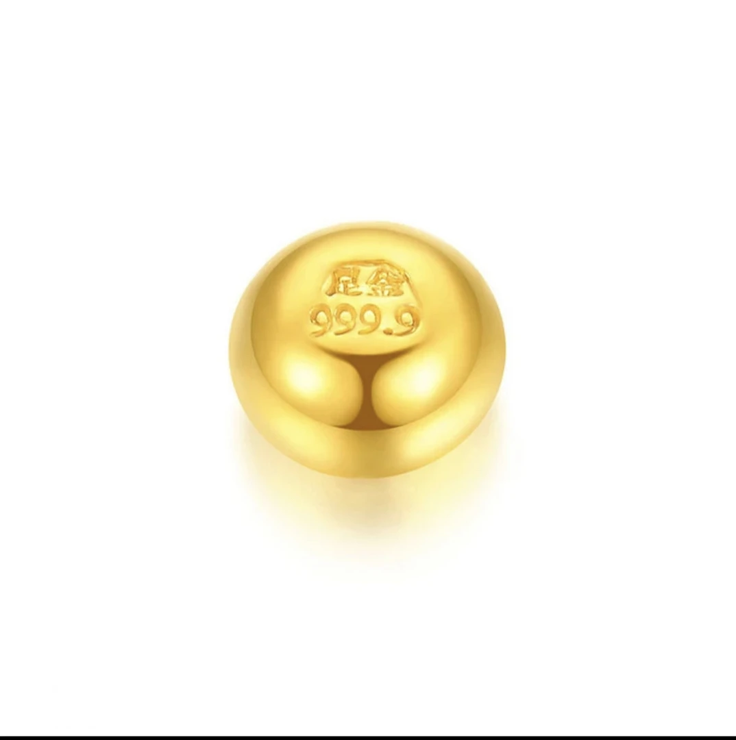 丽雅珠宝，足金999小金豆