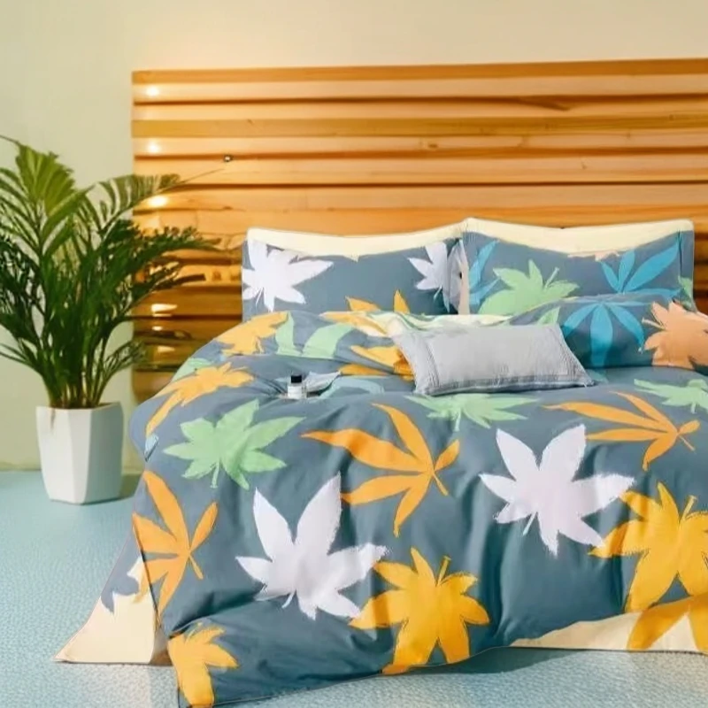 《纯棉斜纹棉》奇妙夜深高支斜纹全棉面料