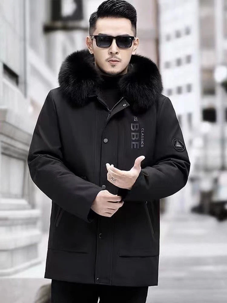 佳依男装  男士BBE兔时尚休闲可拆卸派克服服装