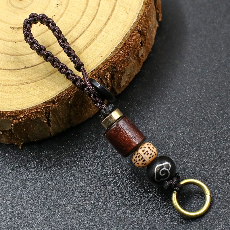 创意手编绳活扣钥匙扣挂绳