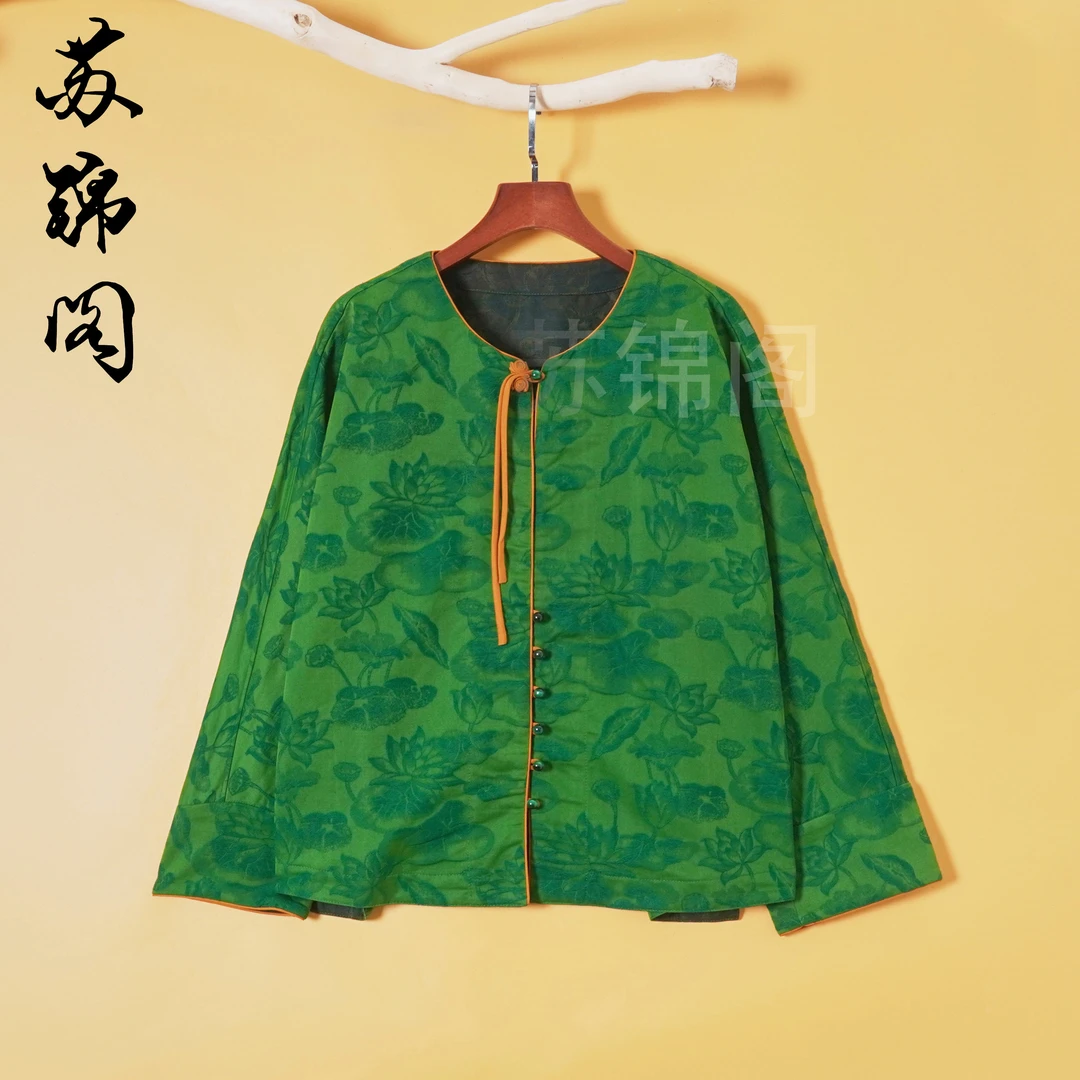 1534-86313桑蚕丝新中式春夏复古宽松中国风外套