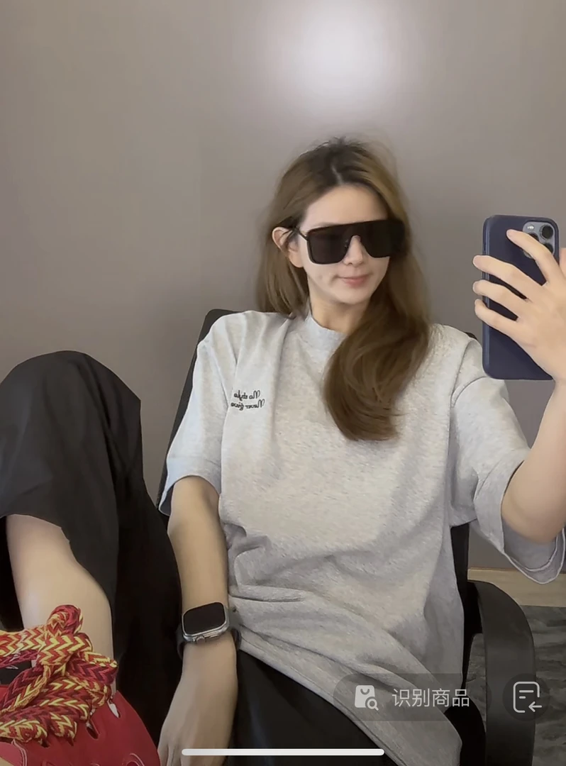 福贵自制No style宽松大版短袖圆领T恤