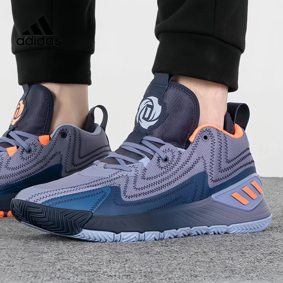 adidas/阿迪达斯男款2023新款轻便耐磨减震实战运动篮球鞋HQ1011