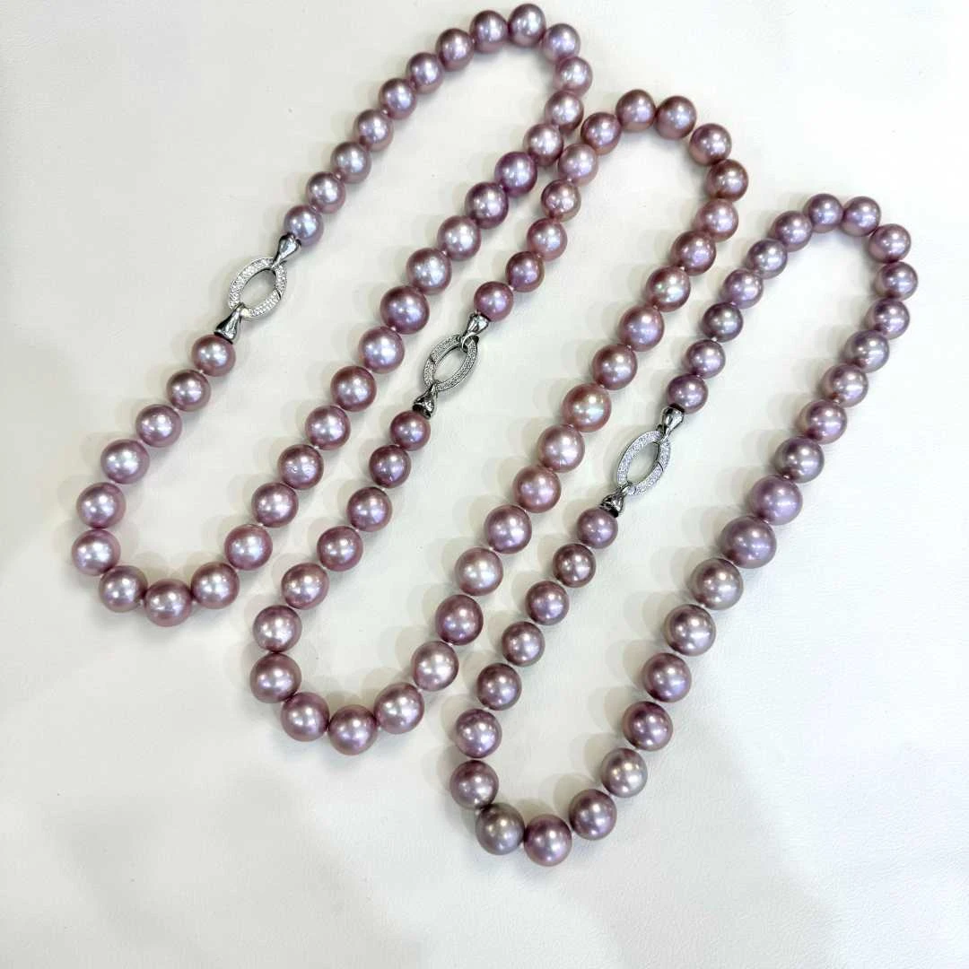 天然淡水【紫遇】大龙珠珍珠项链11-14mm（多样性发货1件）