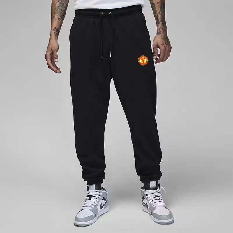 K9X曼联足球休闲针织空气层面料卫裤曼彻斯特联足球运动长裤