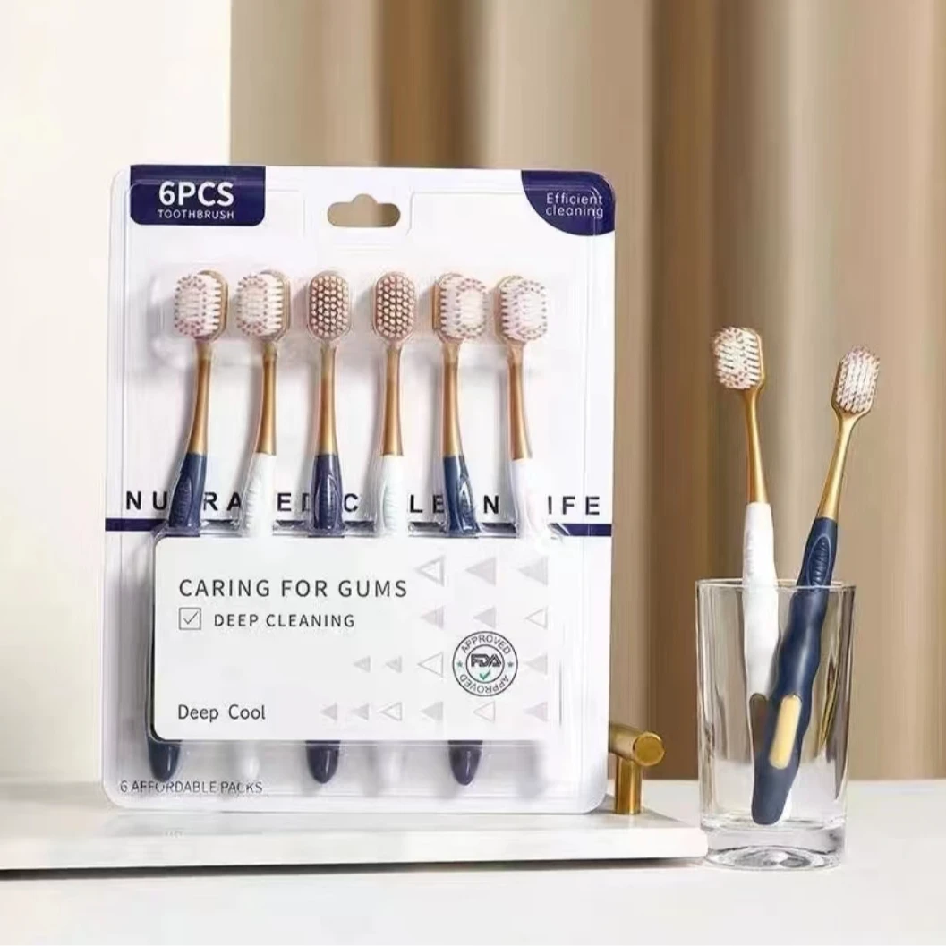 【山姆同款牙刷拍下发六只】刷牙保护牙齿清洁效有任何问题联系客服