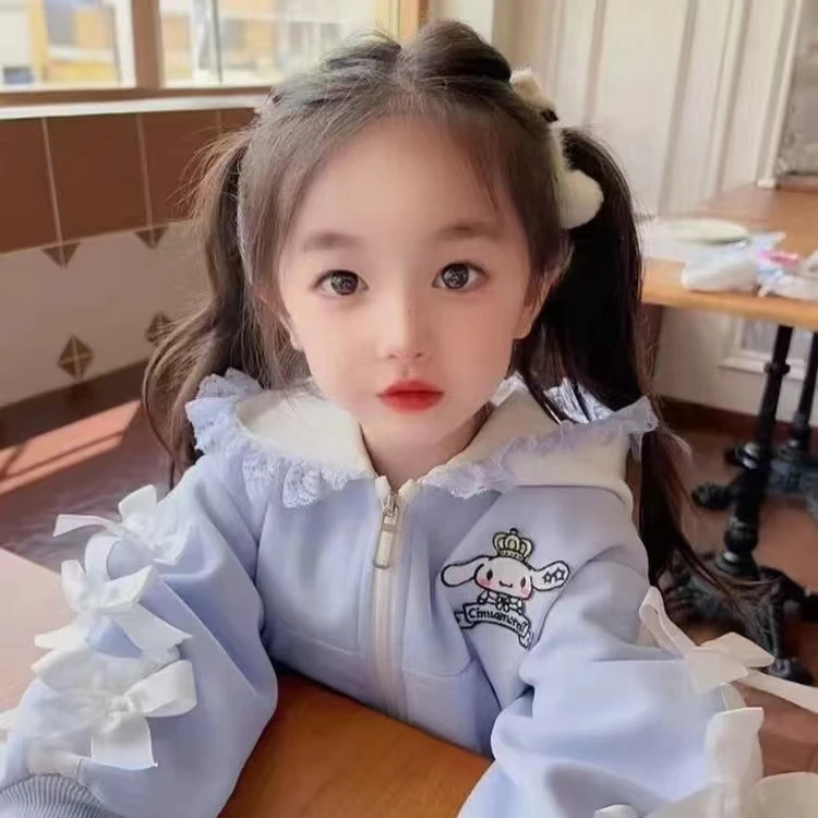 女童套装秋装2024新款童装儿童卫衣卫裤时髦洋气可爱女宝宝两件套