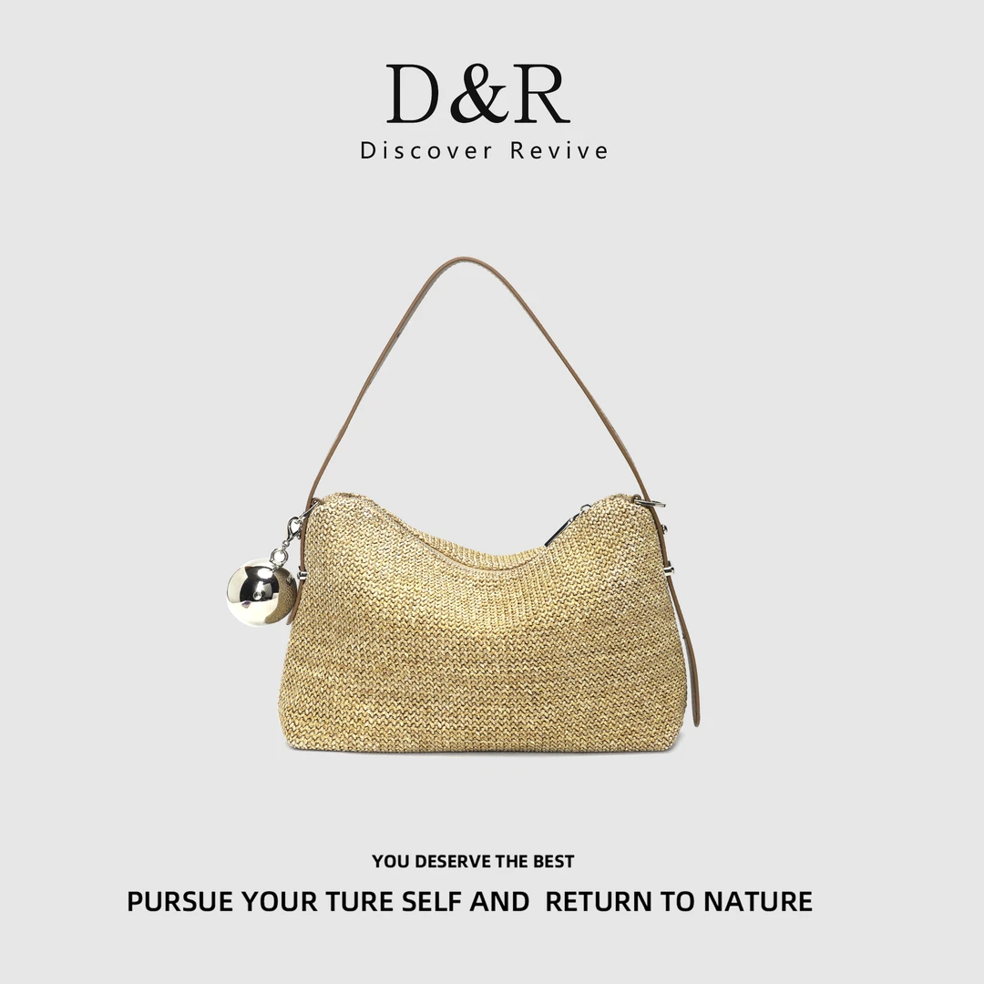 Discover Revive2025新款时尚百搭单肩斜挎手提饭盒包包E931