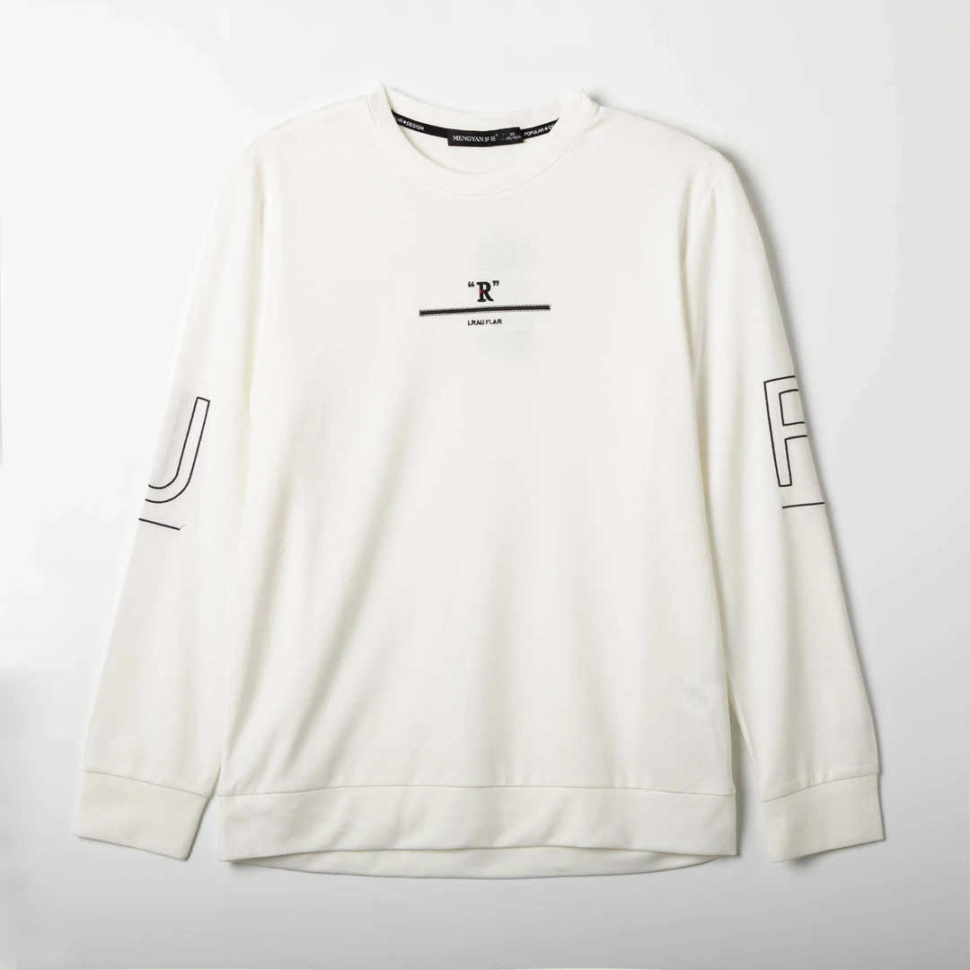 梦燕卫衣男新款套头长袖圆领休闲春秋男装字母上衣服XA06B3020Y