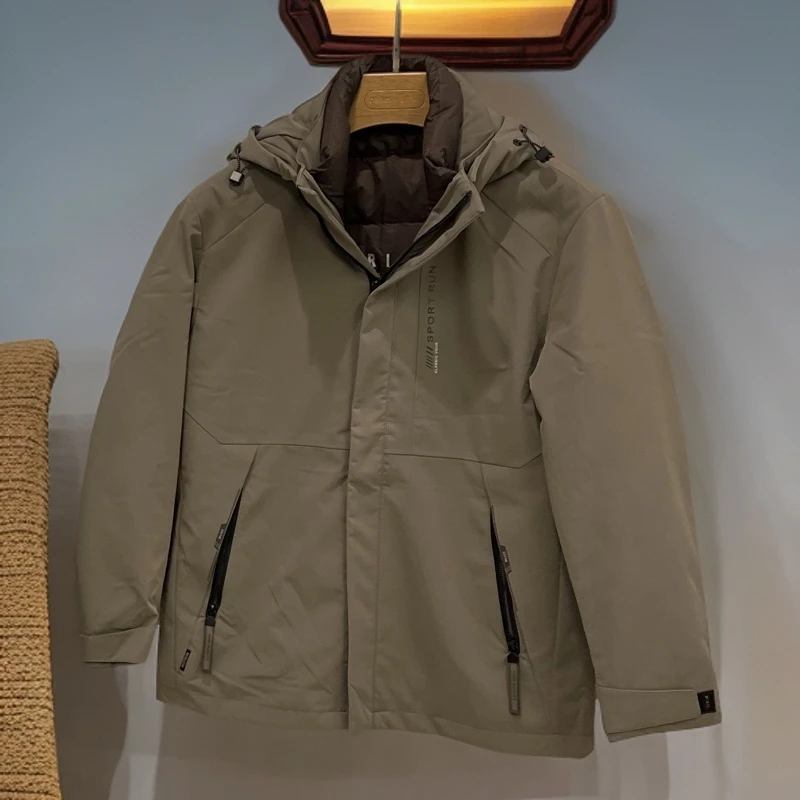 梦燕【内购会】男士秋冬休闲三合一加厚带帽保暖羽绒服ZH04B4045D