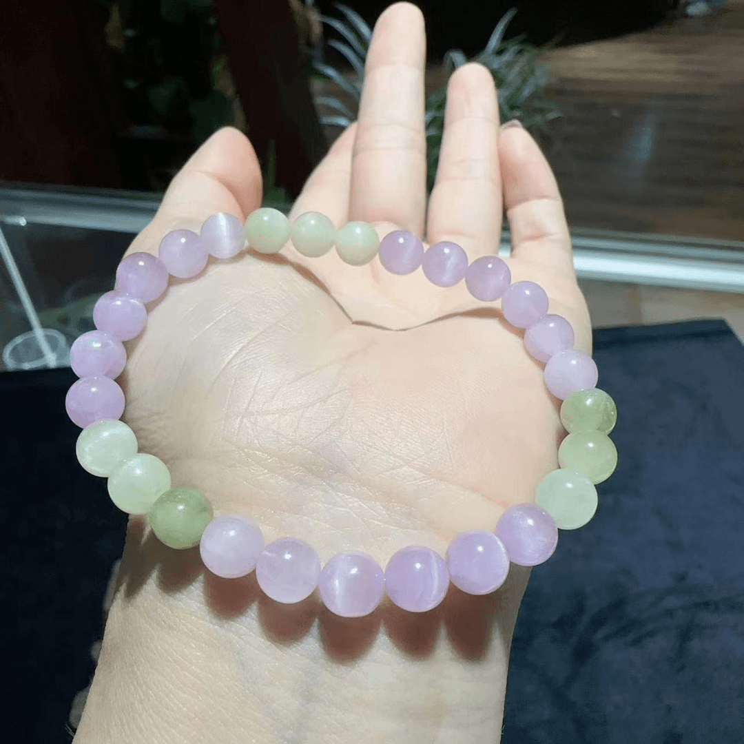【宠粉福利】锂辉石多彩手串112