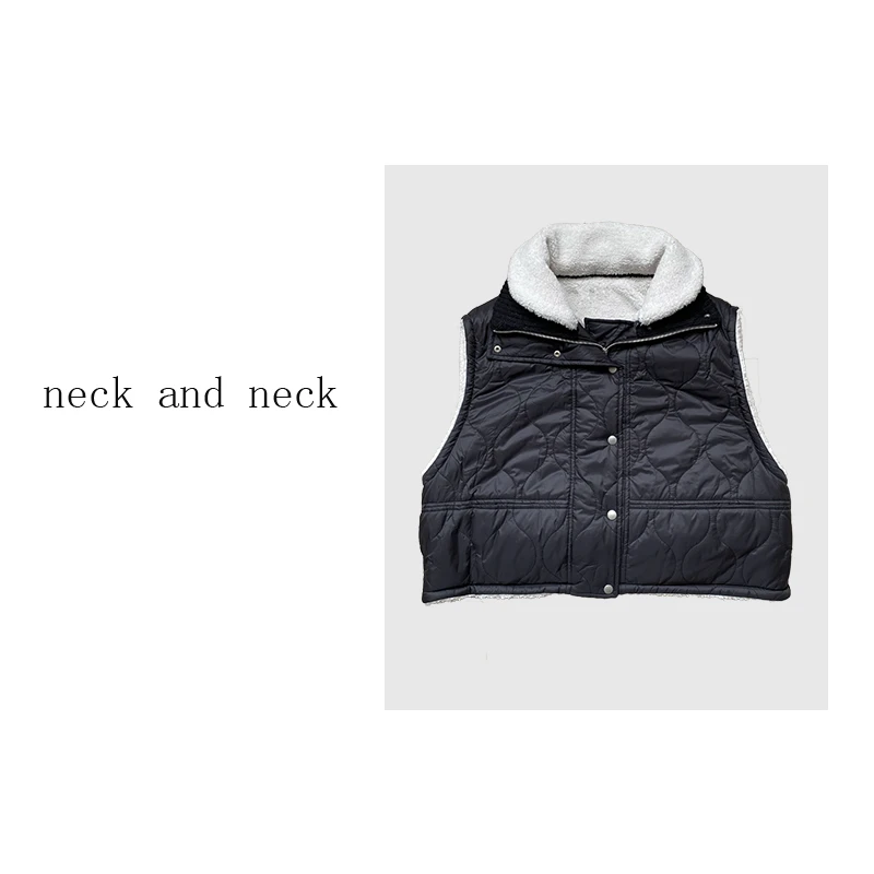 【 neck and neck 】“ 基本款百搭 ”简约休闲马甲保暖马夹上衣