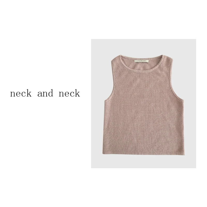 （清仓福利no退no换）【 neck and neck 】“极简主义”针织马甲上衣