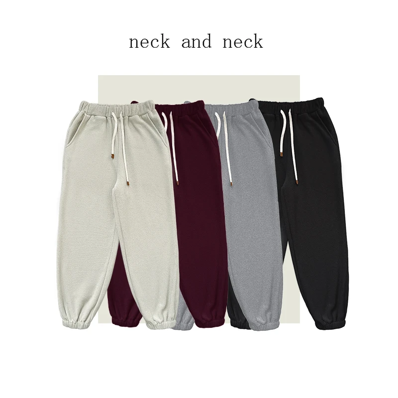 （清仓福利no退no换）【 neck and neck 】“  随行者” 毛巾束脚裤卫裤