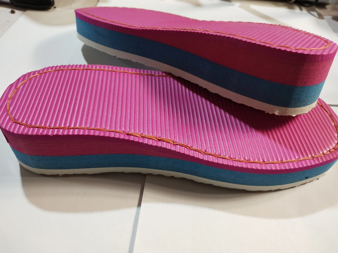 【新疆包邮】高跟彩泡鞋底防滑耐磨手工编织拖鞋棉鞋新款橡胶鞋底