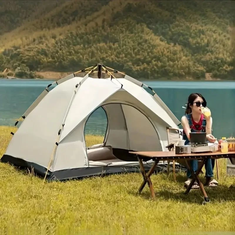 户外帐篷露营营地旅行帐篷营地野营全自动防水防晒速开帐营篷篷露