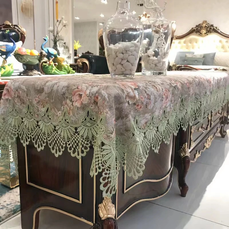 高品质布艺电视柜伸缩电视柜鞋柜防尘盖巾盖布