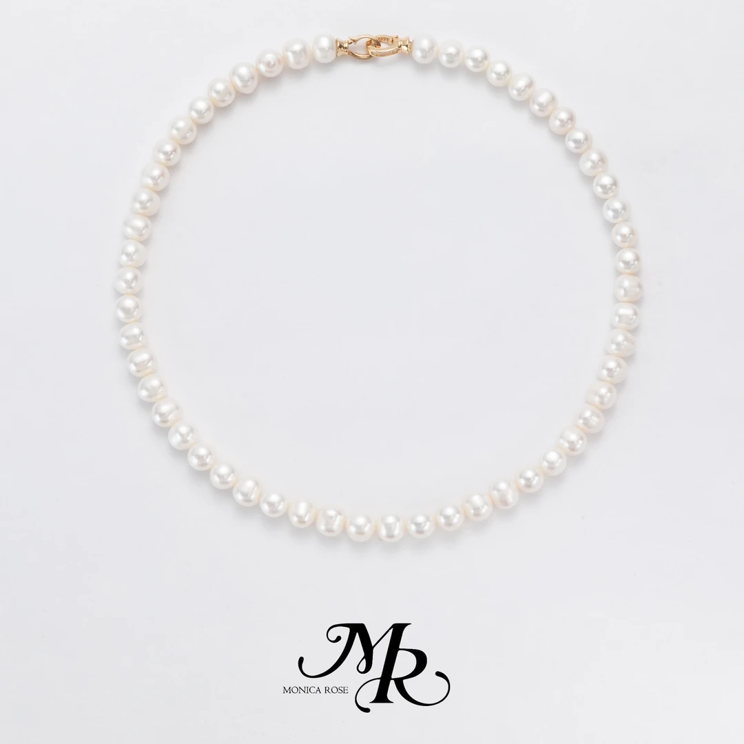 MONICA ROSE「北原」 绿洲s925银天然淡水珍珠项链