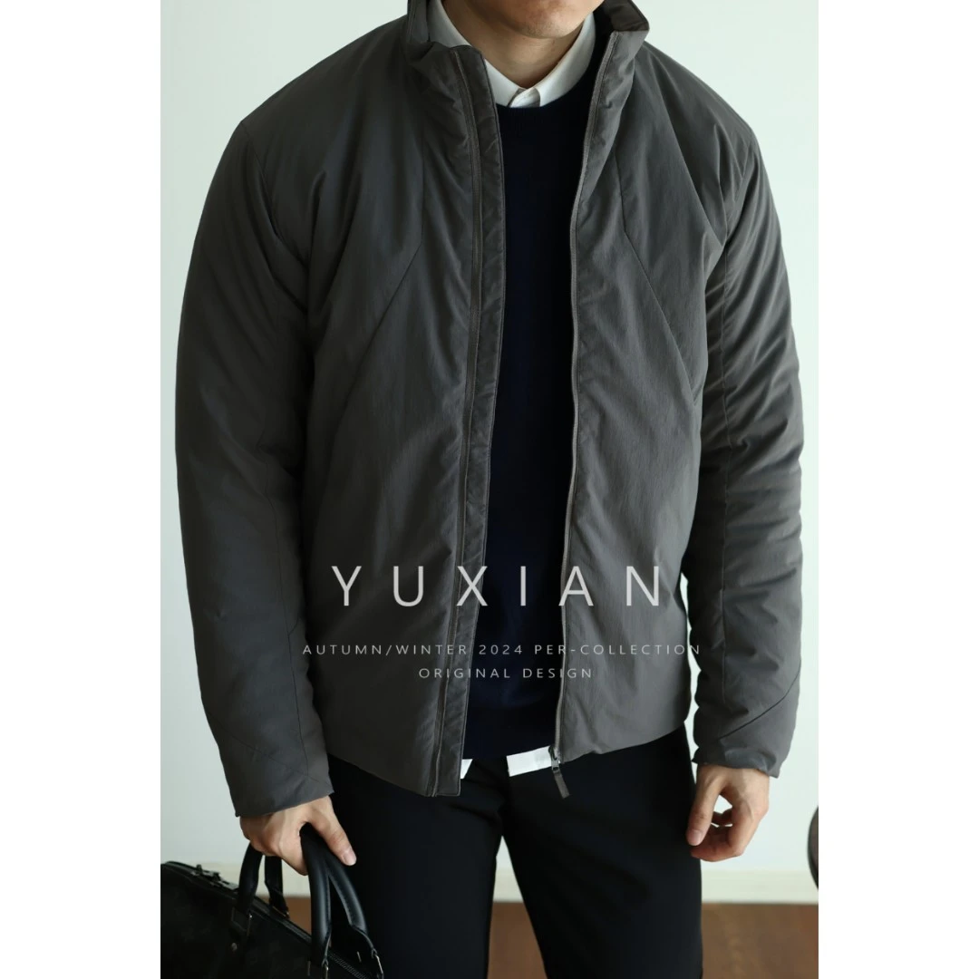【旅行家系列】轻量化立领斜纹防风棉服夹克商务外套棉衣通勤冬季