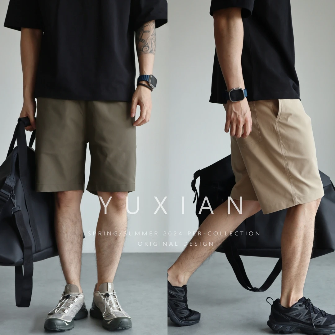 【Solotex零压短裤】日系Teflon™三防抗皱易打理宽松纯色短裤