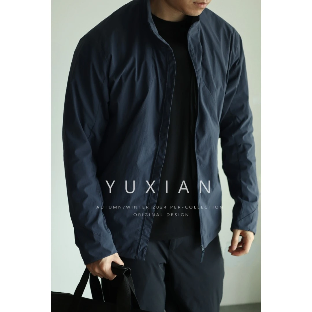 【旅行家系列】薄款轻量化春秋立领斜纹防风夹克商务外套通勤2.0