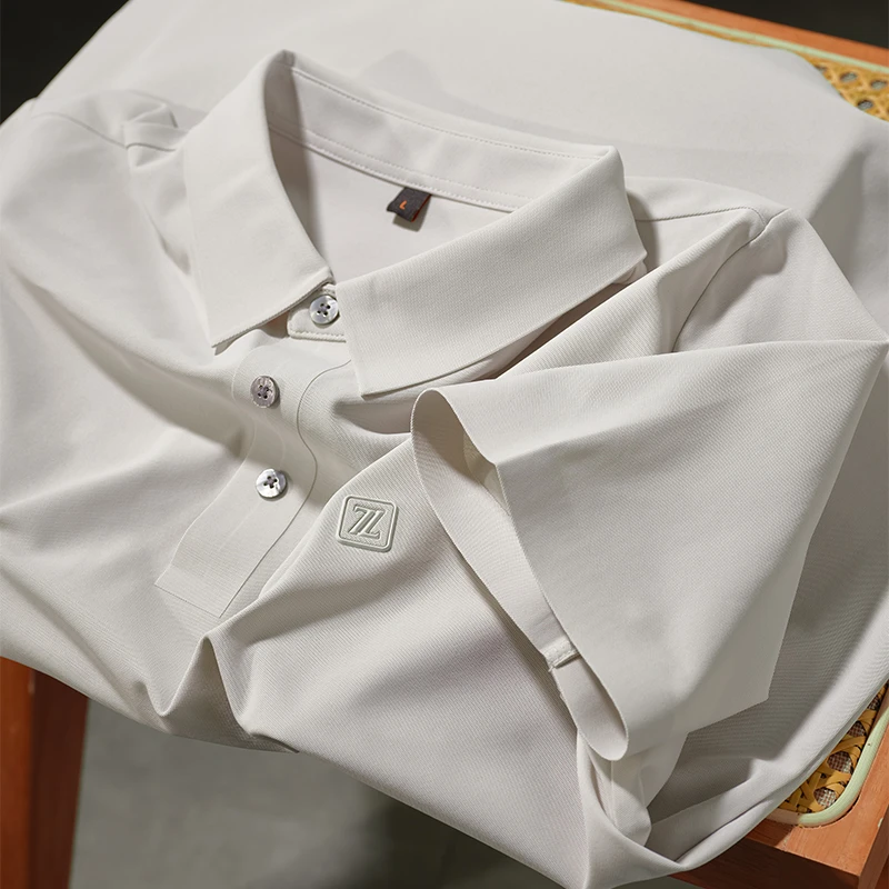 夏季索罗娜凉感男士polo衫短袖t恤新款轻商务无痕保罗上衣男薄