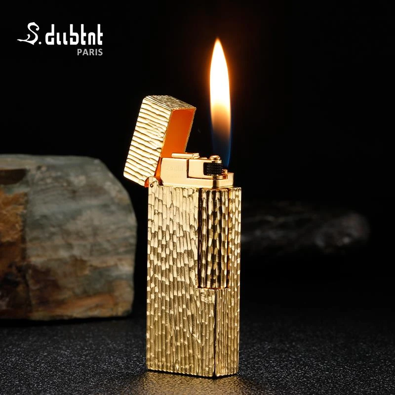 S.dubtn 法国都柏特高档铜充气打火机纯手工雕刻创意精品火机