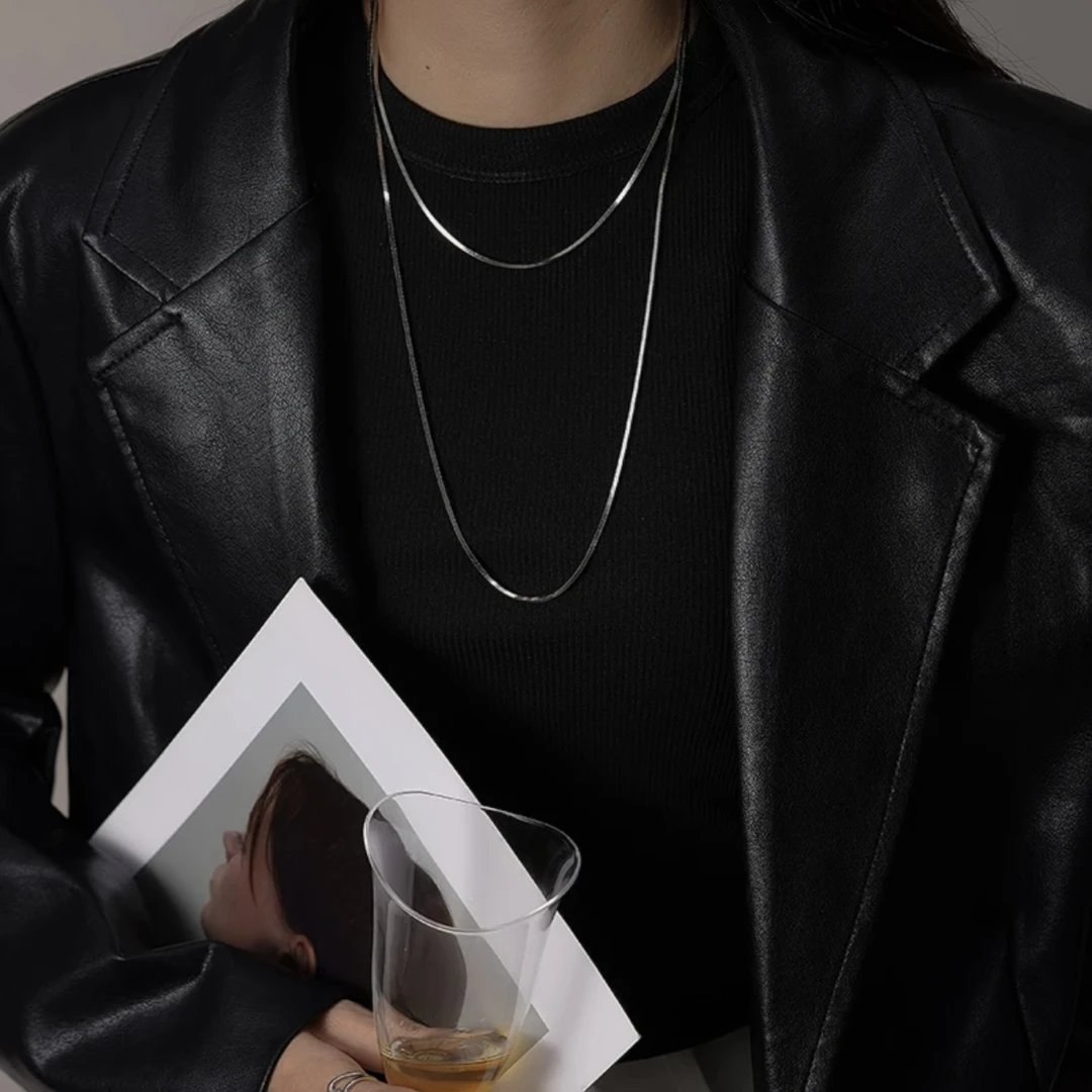 合金吊坠 JING XI【百搭项链】气质时尚饰品个性小众链子