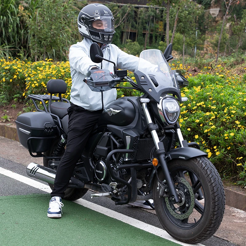 适用铃木uy125豪爵ufd125大阳vps本田ncr125手把挡风护手罩改装件
